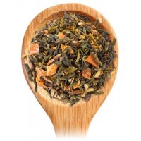 Cutie metalica cu ceai verde cu mango si piersica, Green Mango Peach, ECO