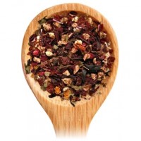 Cutie metalica cu infuzie rubinie de zmeura si hibiscus, Raspberry nectar, ECO