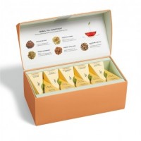 Cutie cu 20 piramide de ceai Ribbon Box Herbal