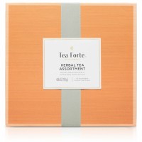 Cufar cu 40 de piramide de ceai din plante Tea Chest Herbal