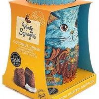 Cutie metalica cu trufe din cocos Monty Bojangles Persian Blue Cat Coconut Crush 135g