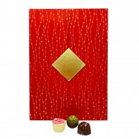 Praline belgiene Valentino Advent calendar Astral red 355g