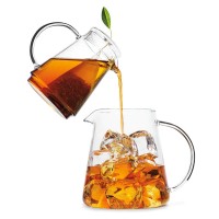 Set accesorii din sticla pentru ceai rece Tea Over Ice
