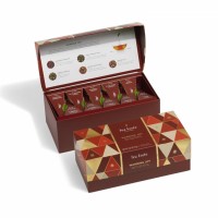 Cutie cu 20 de piramide de ceai Ribbon Box Warming Joy classic