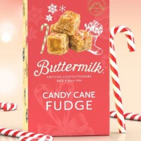 Caramele englezesti Fudge cu Candy Cane Buttermilk 100g