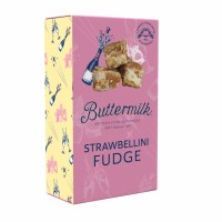 Caramele englezesti Fudge cu Strawberry Cocktail Buttermilk 100g