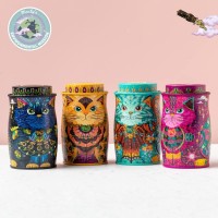 Trufe de ciocolata Monty Bojangles - Cutie metalica Pink Cat Mini 36g