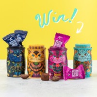 Trufe de ciocolata Monty Bojangles - Cutie metalica Spirit Blue Mini 36g