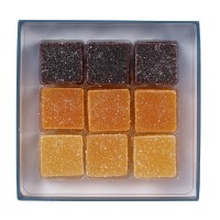 Cutie cu 18 jeleuri din pulpa de fructe autentice de livada Confidas 240g