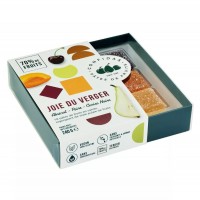 Cutie cu 18 jeleuri din pulpa de fructe autentice de livada Confidas 240g