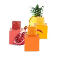 Cutie cu 18 jeleuri din pulpa de fructe autentice tropicale Confidas 240g